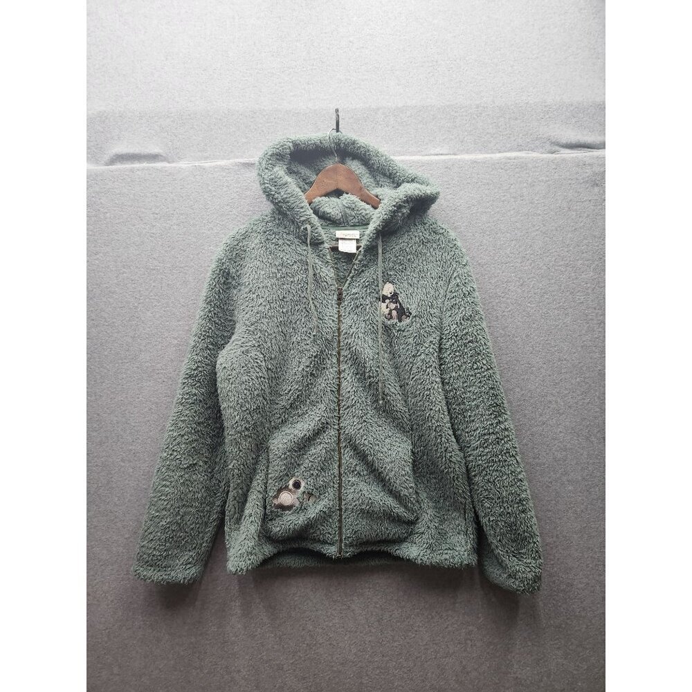 Disneyland Resort Sherpa jacket With Winnie The Pooh & Eeyore Embroidery Green W